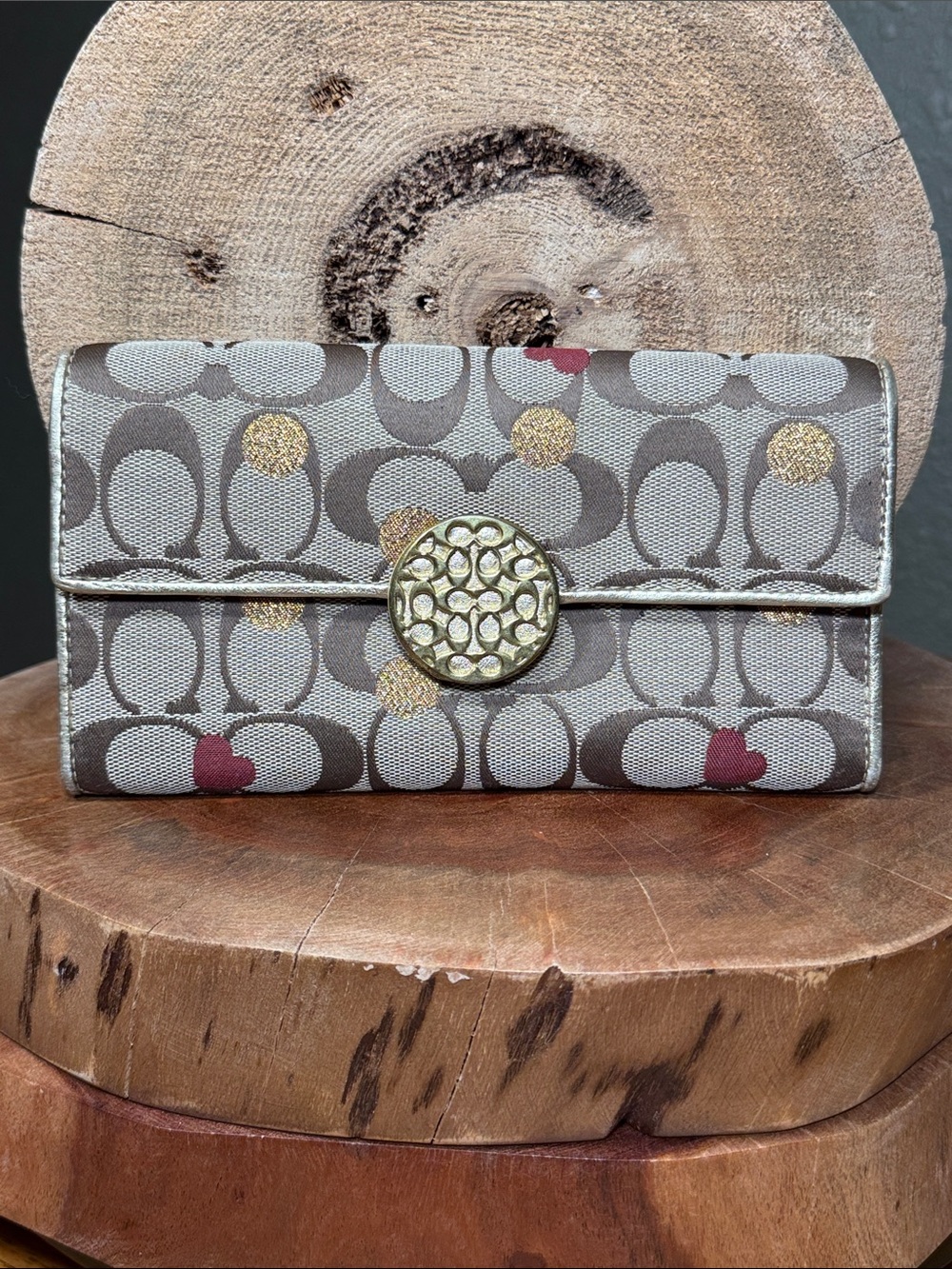 Coach Alexandra Secret Admirer Trifold Wallet